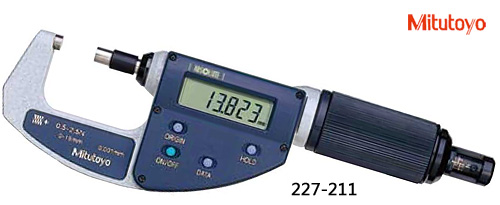 B0401-010-三豐-227-21帶微調(diào)負(fù)載裝置數(shù)顯外徑千分尺
